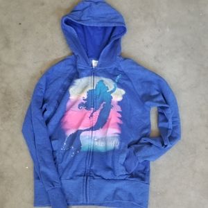 Disney Ariel zip up hoodie